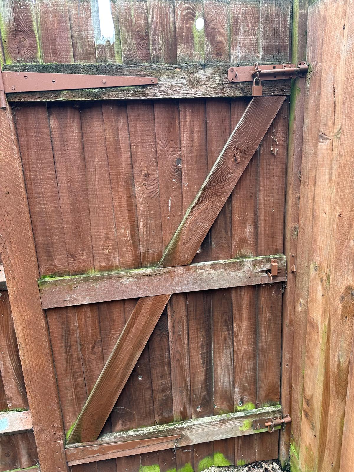 garden gate padlock